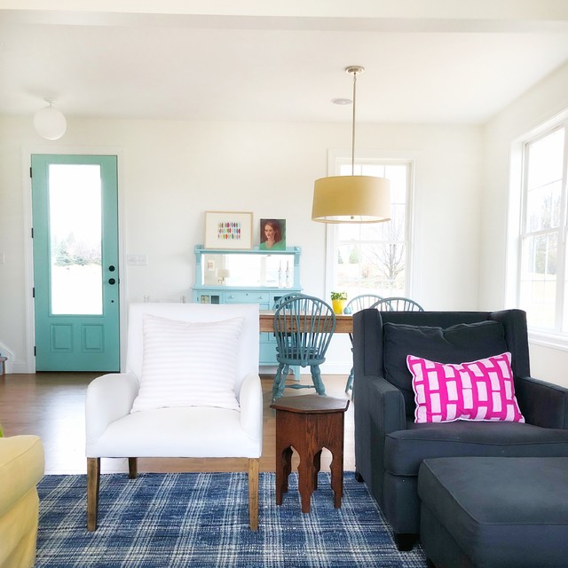 Houzz Tour A Modern Farmhouse With, Houzz Cottage Style Living Rooms