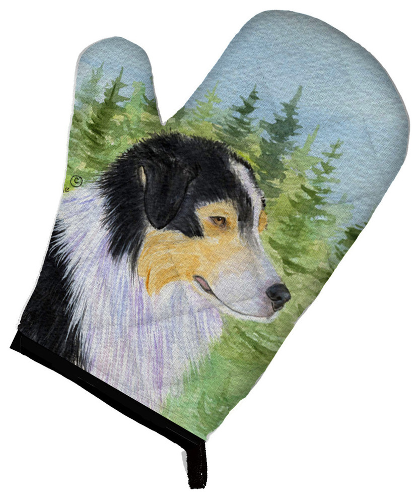 Australian Shepherd Oven Mitt Ss8316Ovmt Contemporary Oven Mitts
