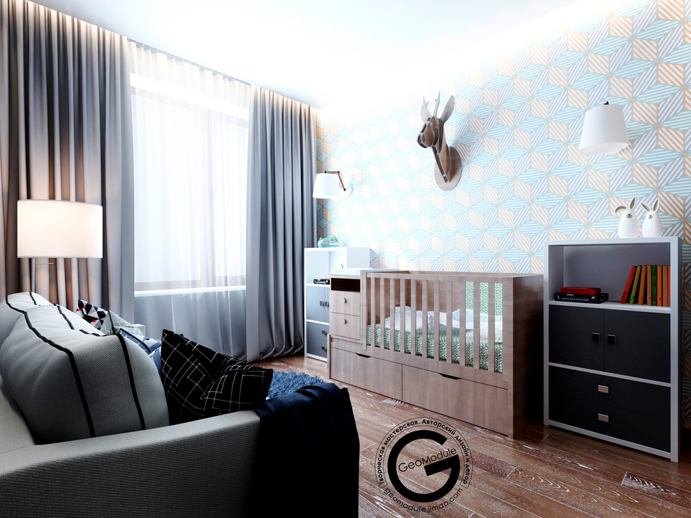 Проект квартиры для семейной пары. "Мягкая невесомость"