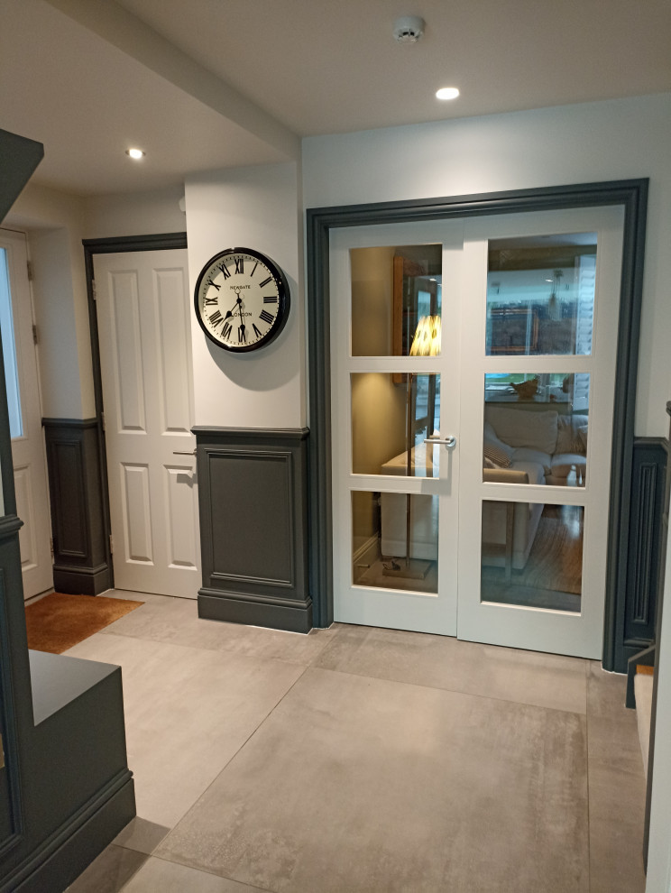 Hallway panelling, dado rail and full decoration - Notting Hill