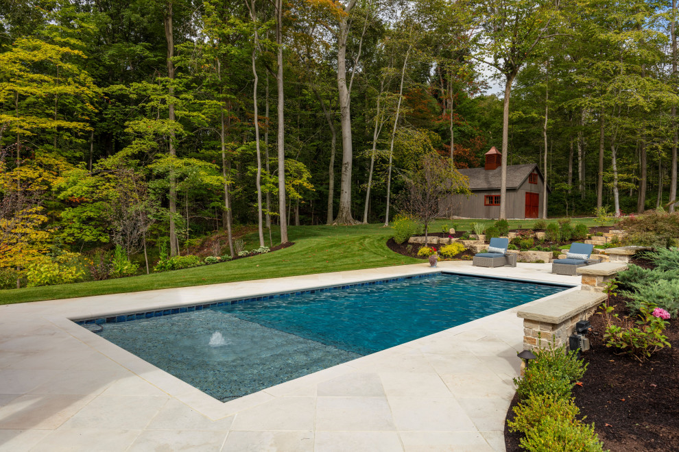 Country Pool and Pool House