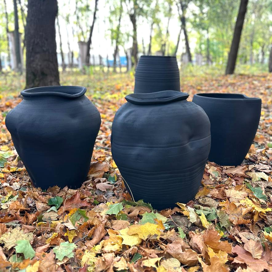 Большие керамические плафоны для ресторана «Реликт»