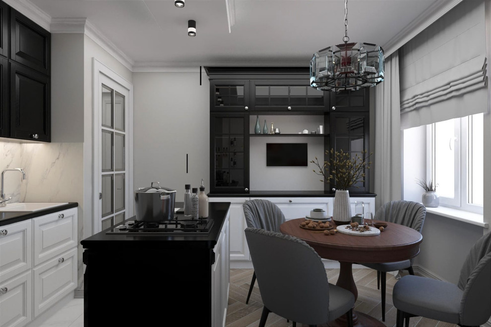 Двухкомнатная квартира рядом с видом на Аптекарский огород