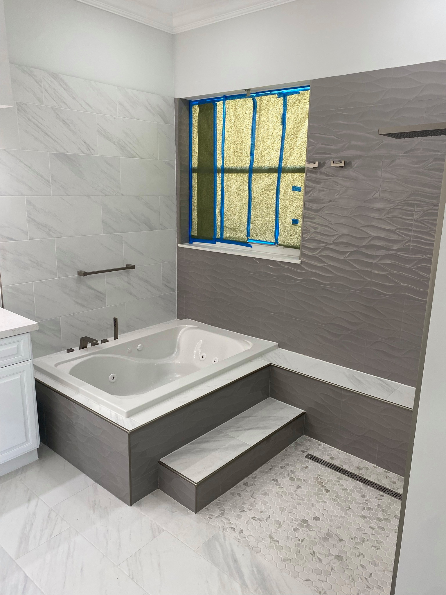 White Bathroom Remodel