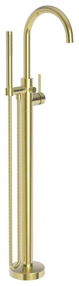 Newport Brass 2480-4261 Priya Floor Mounted Tub Filler - Forever Brass (PVD)