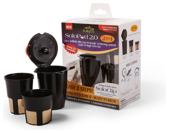Solopod 2 0 In 1 Refillable Filter Cup For Keurig Contemporary Solopod 2 0 In 1 Refillable Filter Cup For Keurig