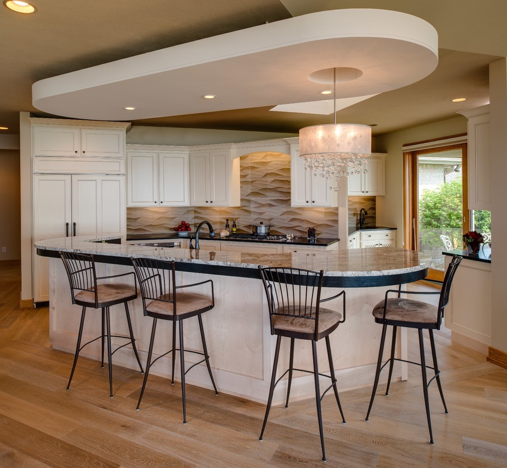 Inspiration for a transitional kitchen remodel in Grand Rapids