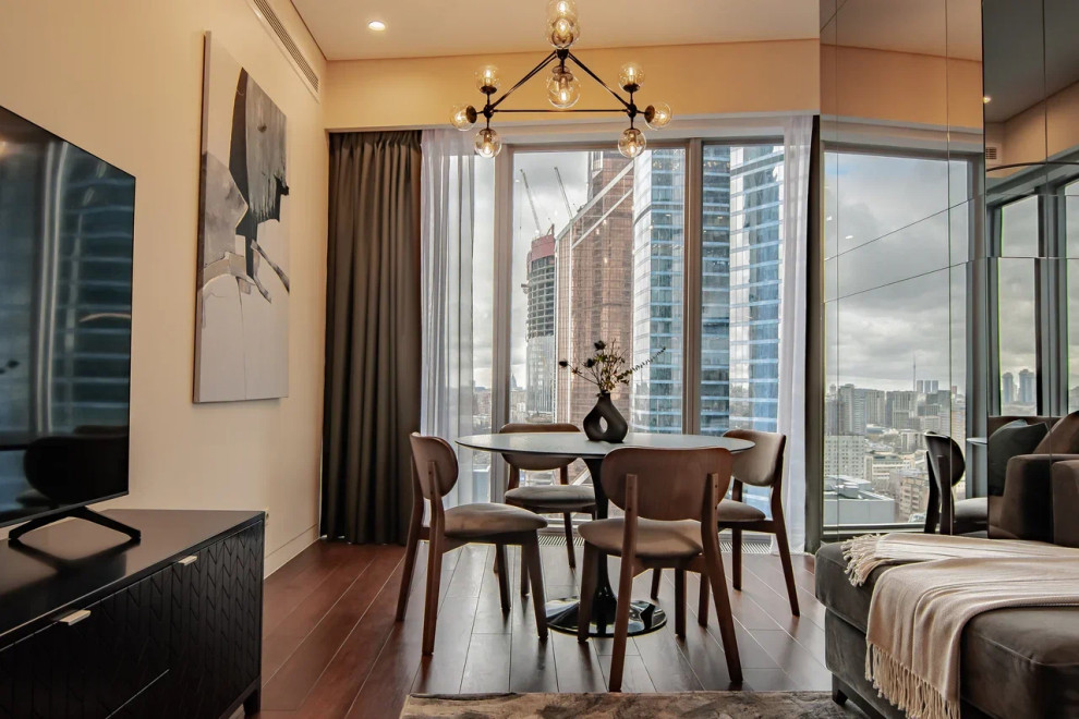 Дизайн интерьера апартаментов в башне ОКО, Москва-Сити (80 м2)