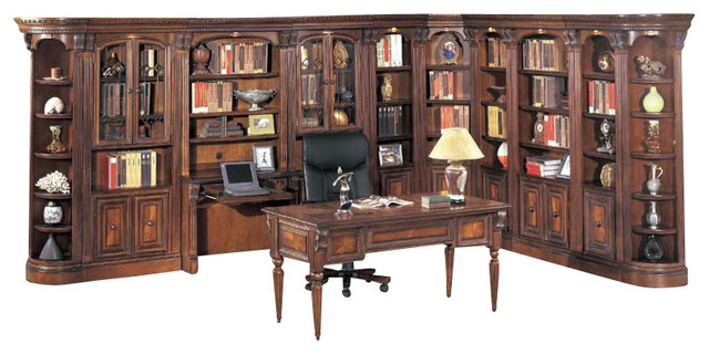 Parker House Huntington Large Library Desk Wall Traditional Parker House Huntington Large Library Desk Wall