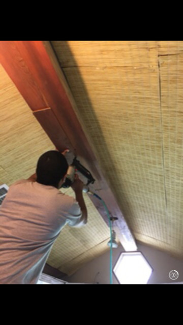 Kitchen Cedar Ceiling Beam & Trim