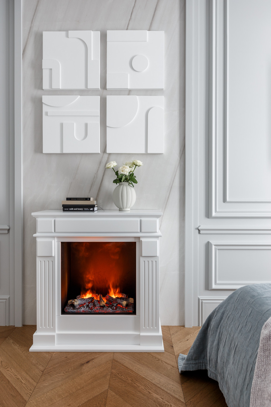 Реализованный дизайн проект квартиры в ЖК "Горный"