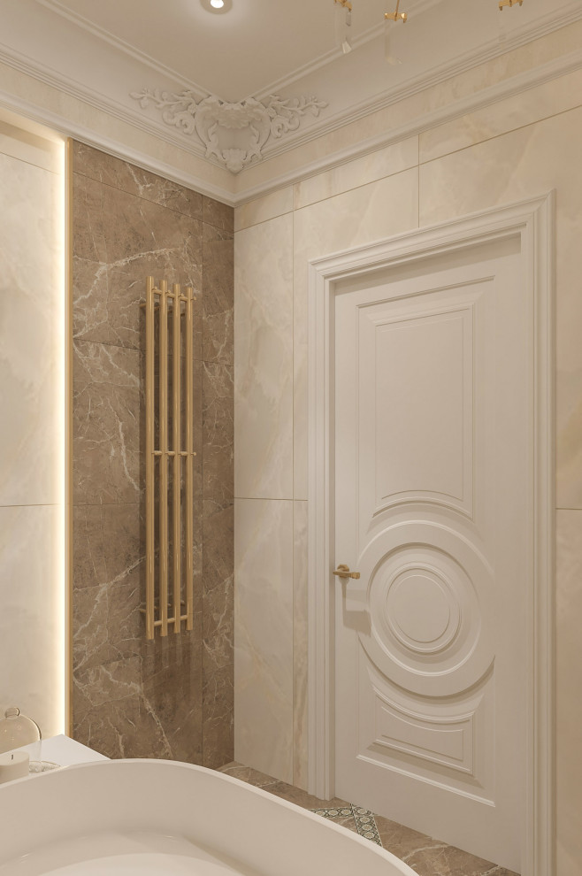 Интерьер Женской Ванной комнаты. Таунхаус в КП "Образцово"