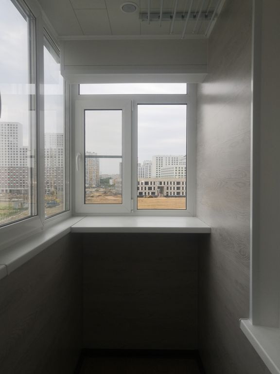 Теплое остекление балкона в Люберцах