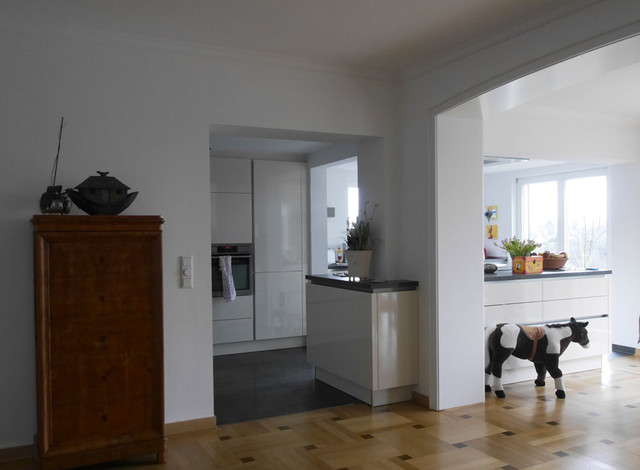 Offene Wohnk&uuml;che contemporaneo-cucina