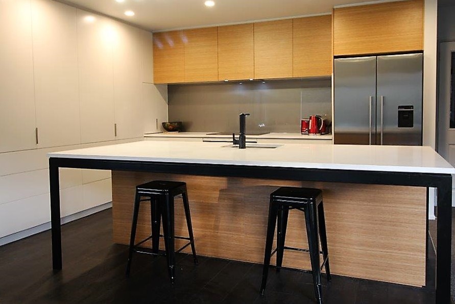 Inspiration for a contemporary kitchen in Christchurch.