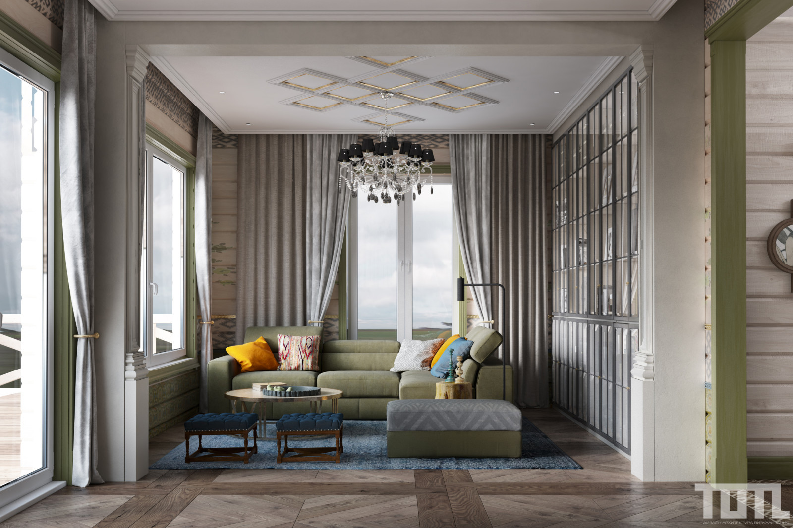 Интерьер загородного дома по фен-шуй