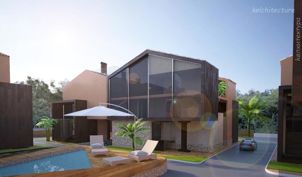 Туристический поселок. Адриатическое побережье.