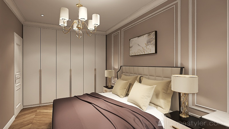 Проект  для молодой семьи в стиле неоклассика