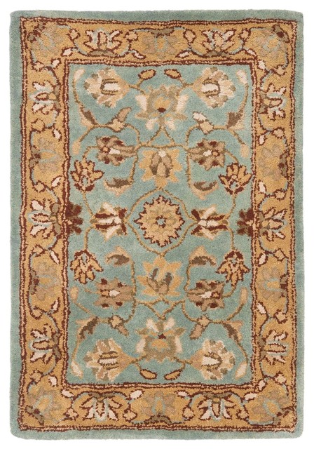 Safavieh Heritage hg958a Blue, Gold Area Rug, 6'x6' Square