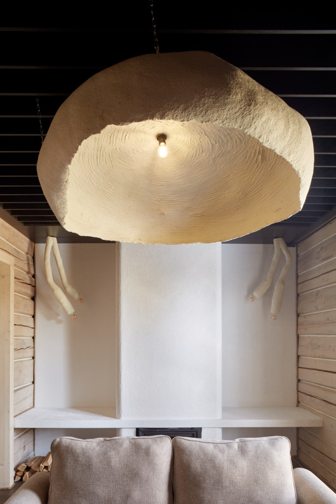 Кухня-гостиная с двухъярусной детской