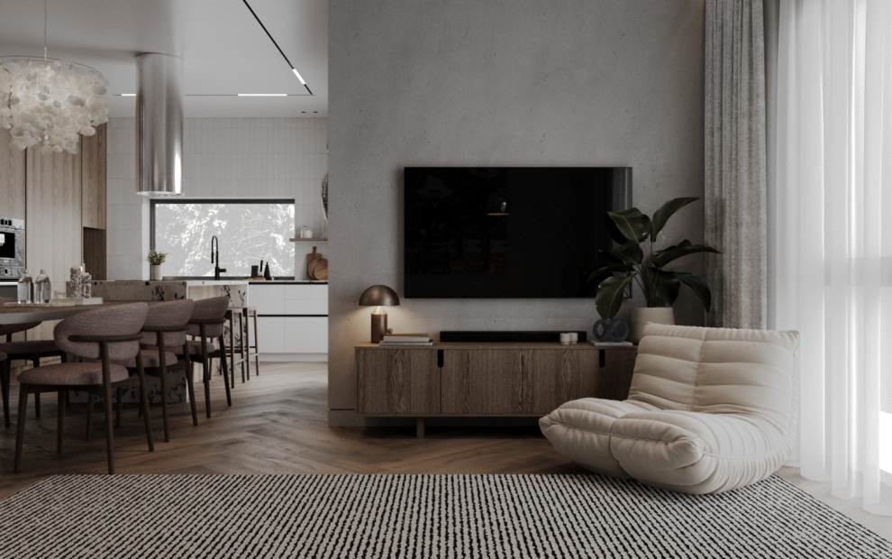 Эклектичный интерьер частного дома. г. Смоленск