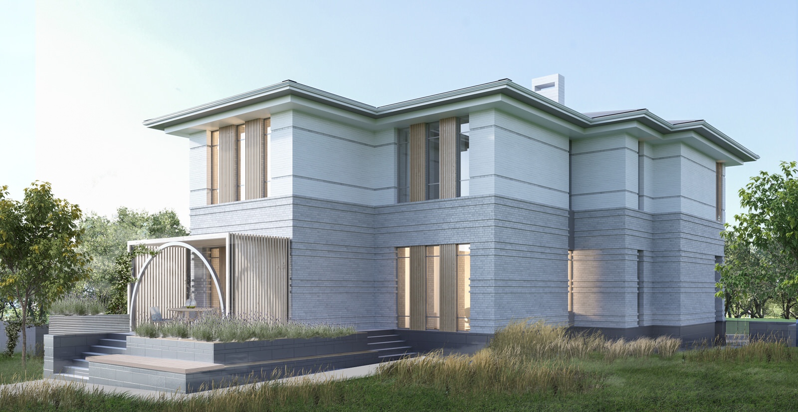 Жилой дом для небольшой семьи