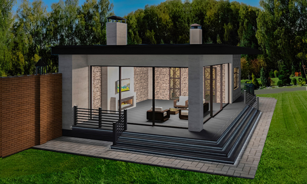 Павильон в Ромашково