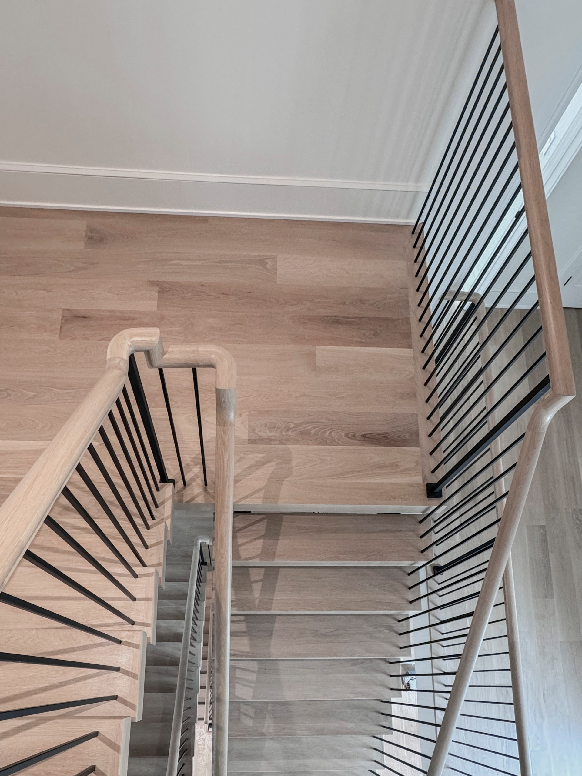 122_Modern Steel & Wood Floating Staircase, Arlington VA 22207
