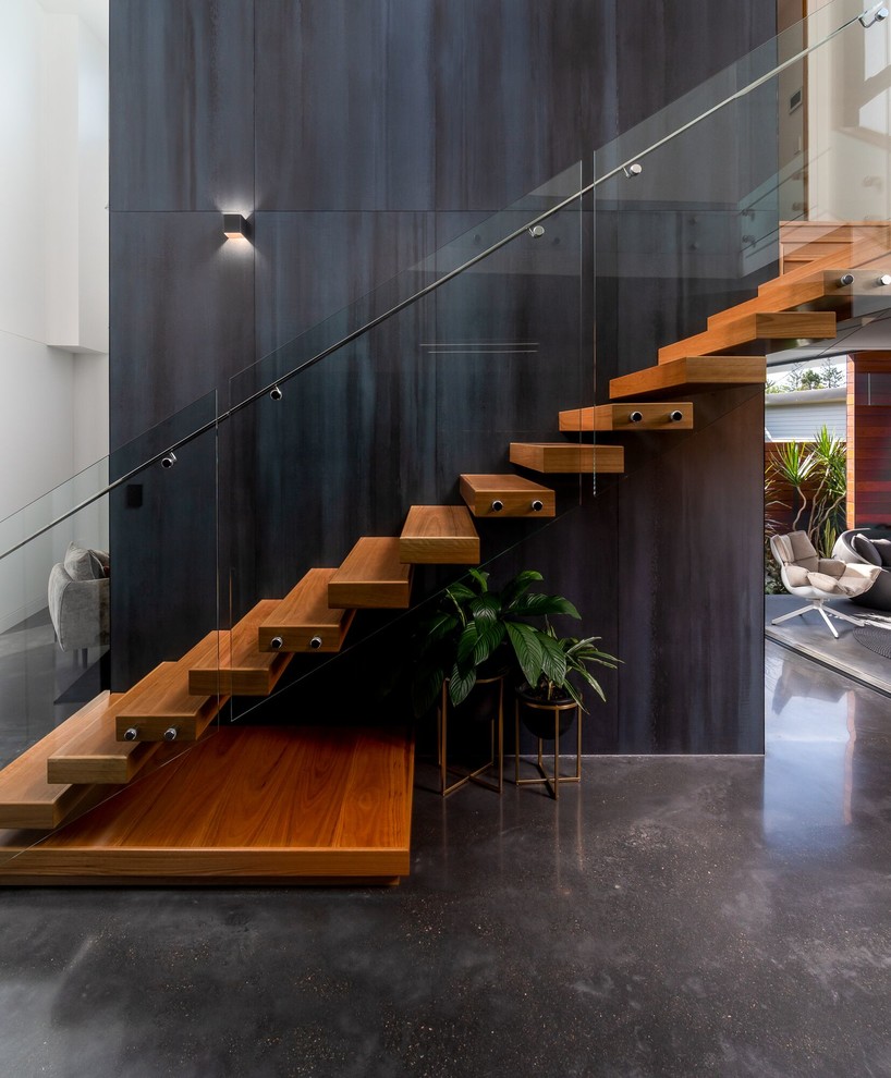 Design ideas for a large contemporary staircase in Newcastle - Maitland.