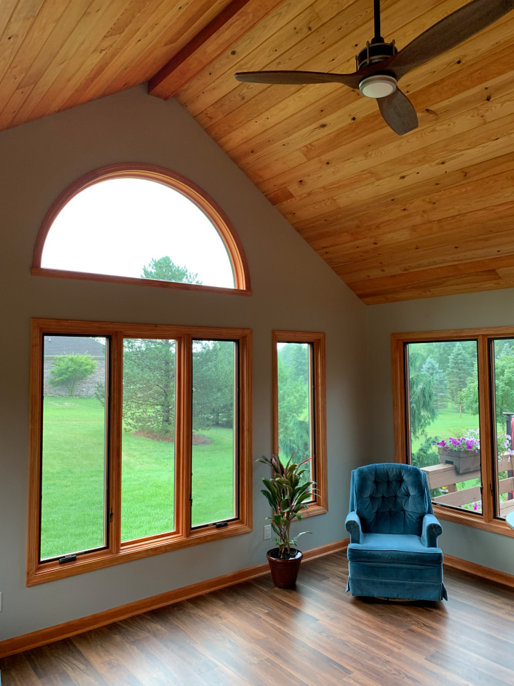 This is an example of a country sunroom in Indianapolis.