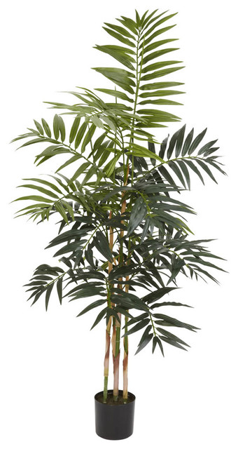 4' Bamboo Palm Silk Tree