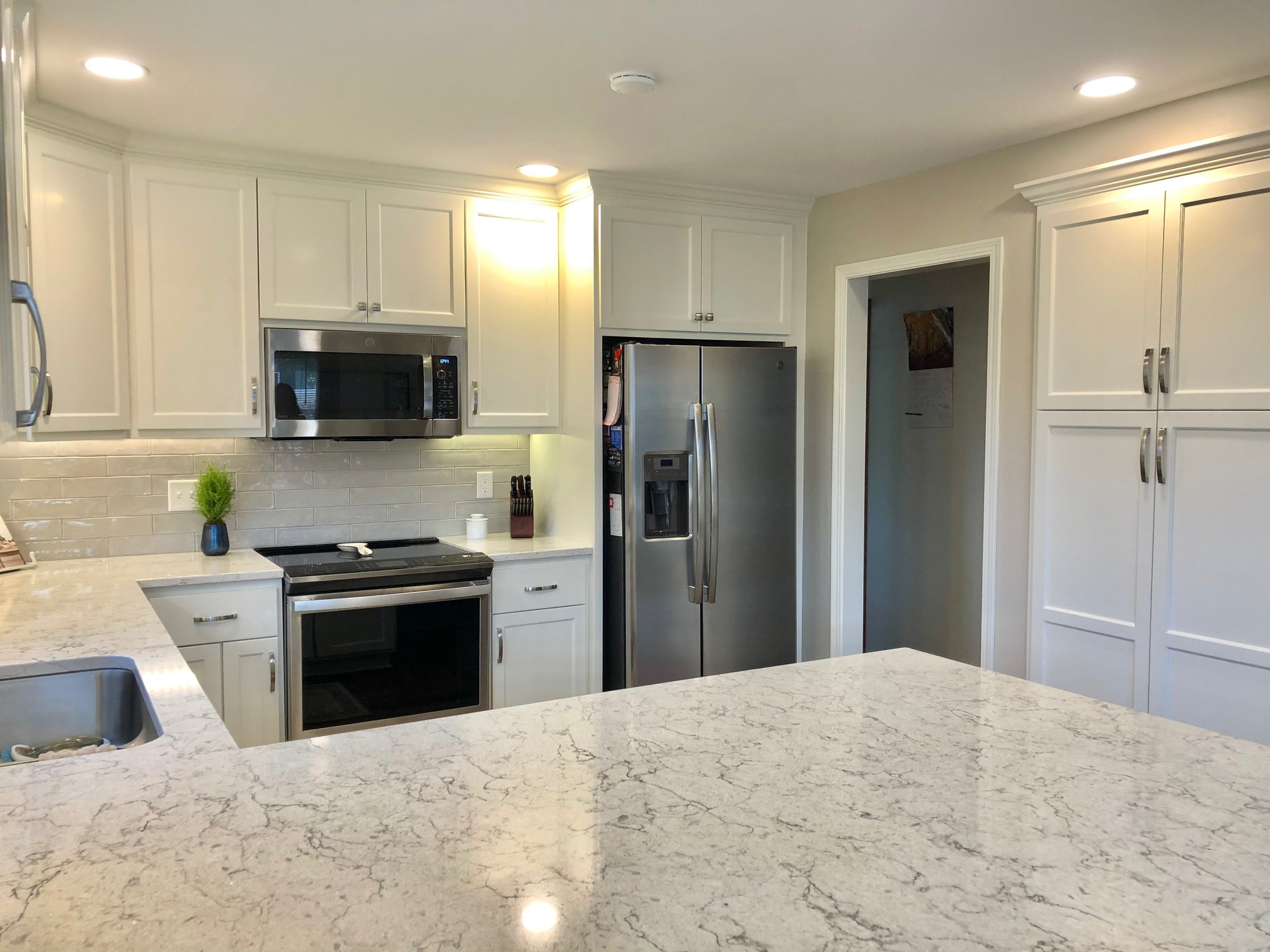 Stunning White Kitchen-after photo