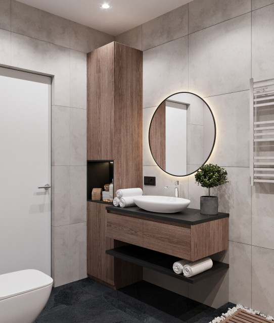 Ванная комната contemporary-bathroom