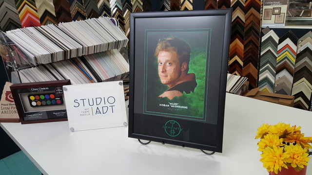 Shadowbox frames minimalistisch-arbeitszimmer