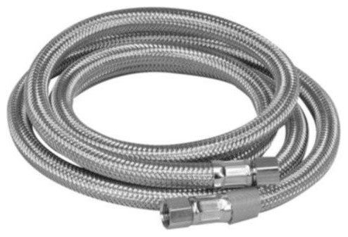 PROFLO PFX146205 60" Double Reinforced Icemaker Supply Hose - Stainless Steel
