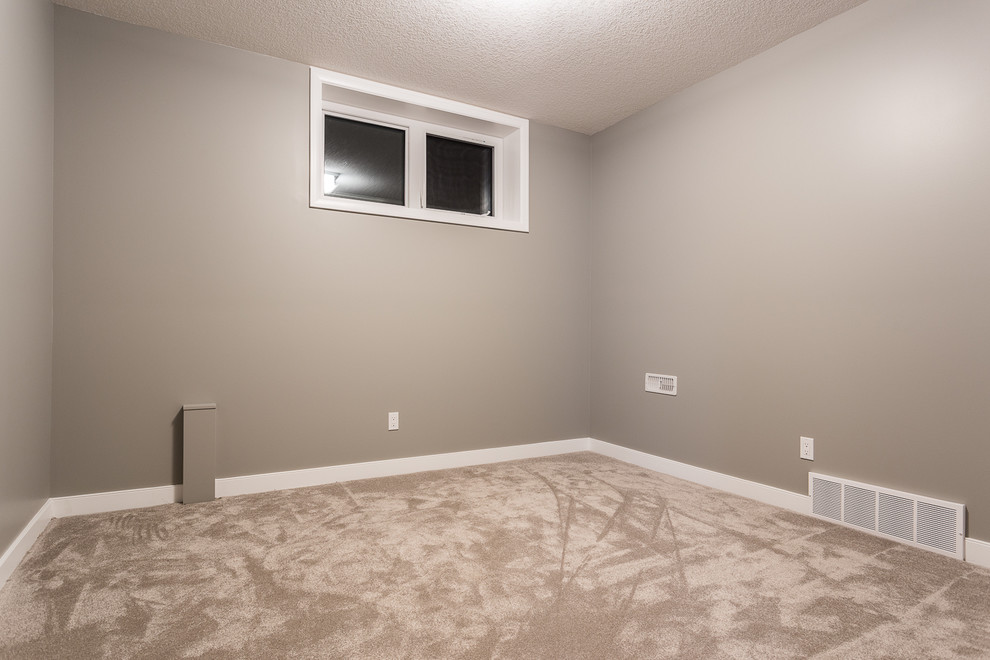 Home design - transitional home design idea in Edmonton