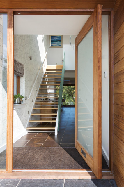 Cammo House contemporaneo-escalera