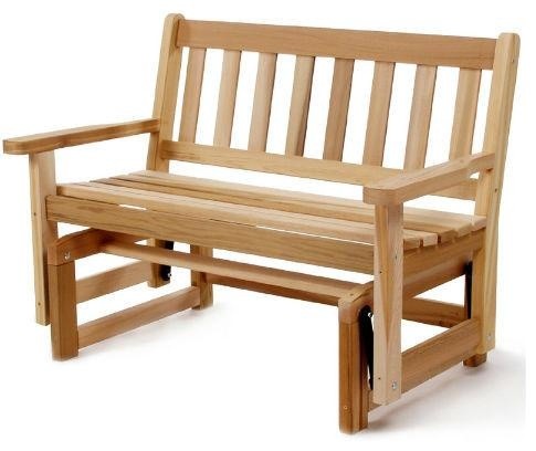 All Things Cedar Dolfield 4 Ft Red Cedar Glider Bench