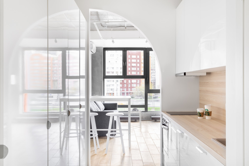 Квартира с полуаркой