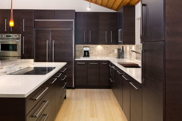 KITCHEN PREP AND ISLAND contemporary-kitchen