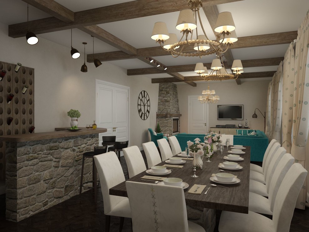 Деревенский стиль в поселке "Петровские аллеи"