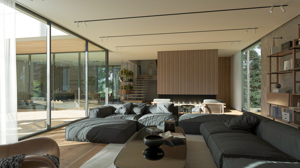 Интерьер загородного дома в загородном посёлке "Оберег".