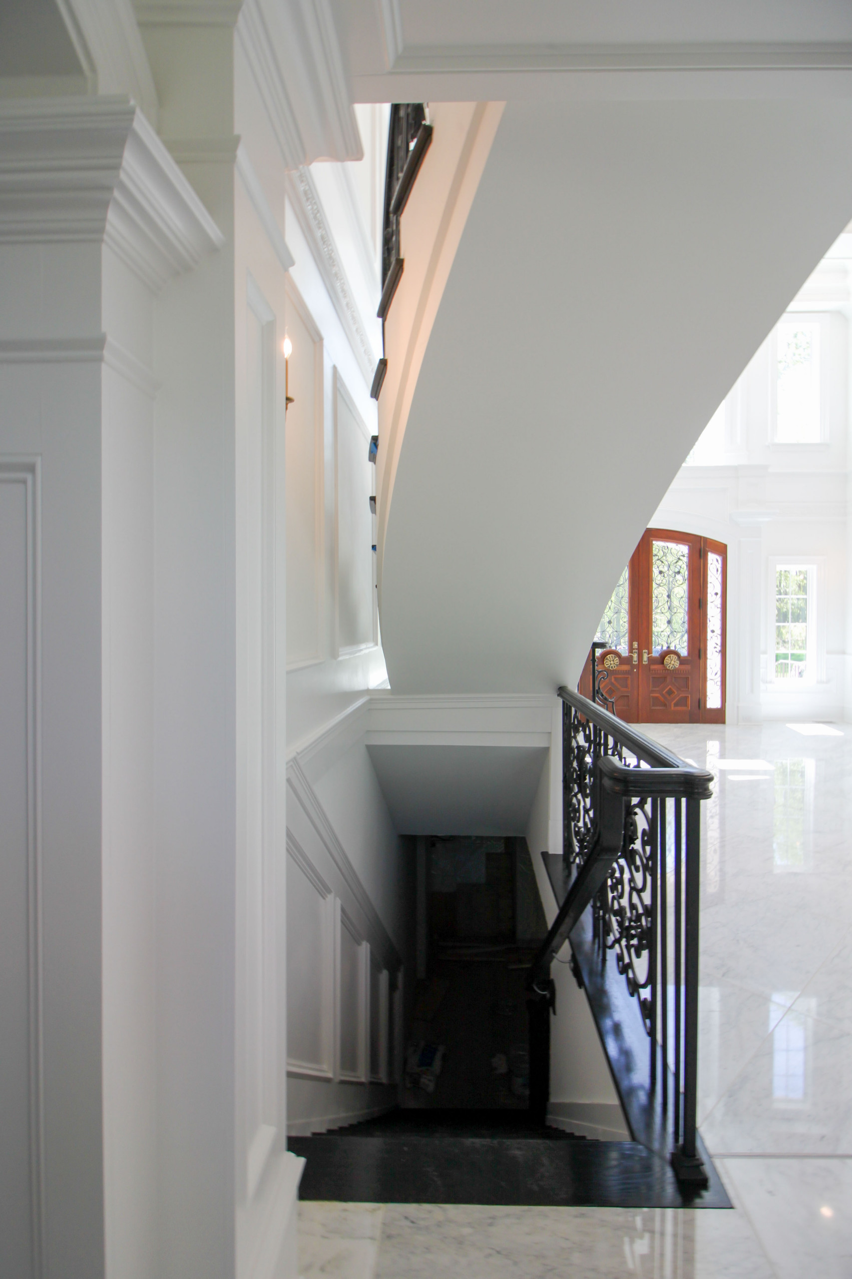 92_Grand Double Staircase in Exquisite Custom Home, Great Falls VA 22066