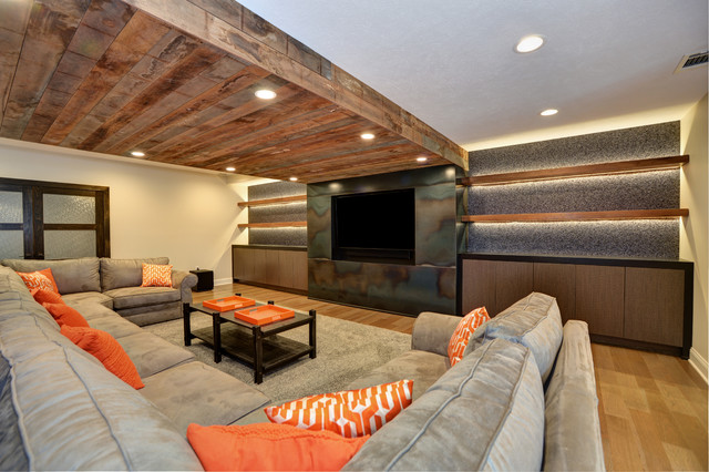 Mid-sized mountain style home design photo in Other