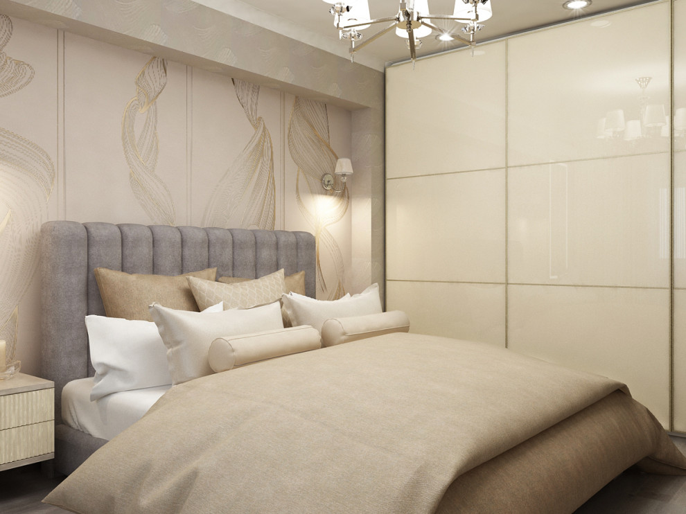 Спальня. 2 варианта визуализации & реализация