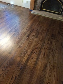 Jacobean stained red oak/Wall &amp; Trim color