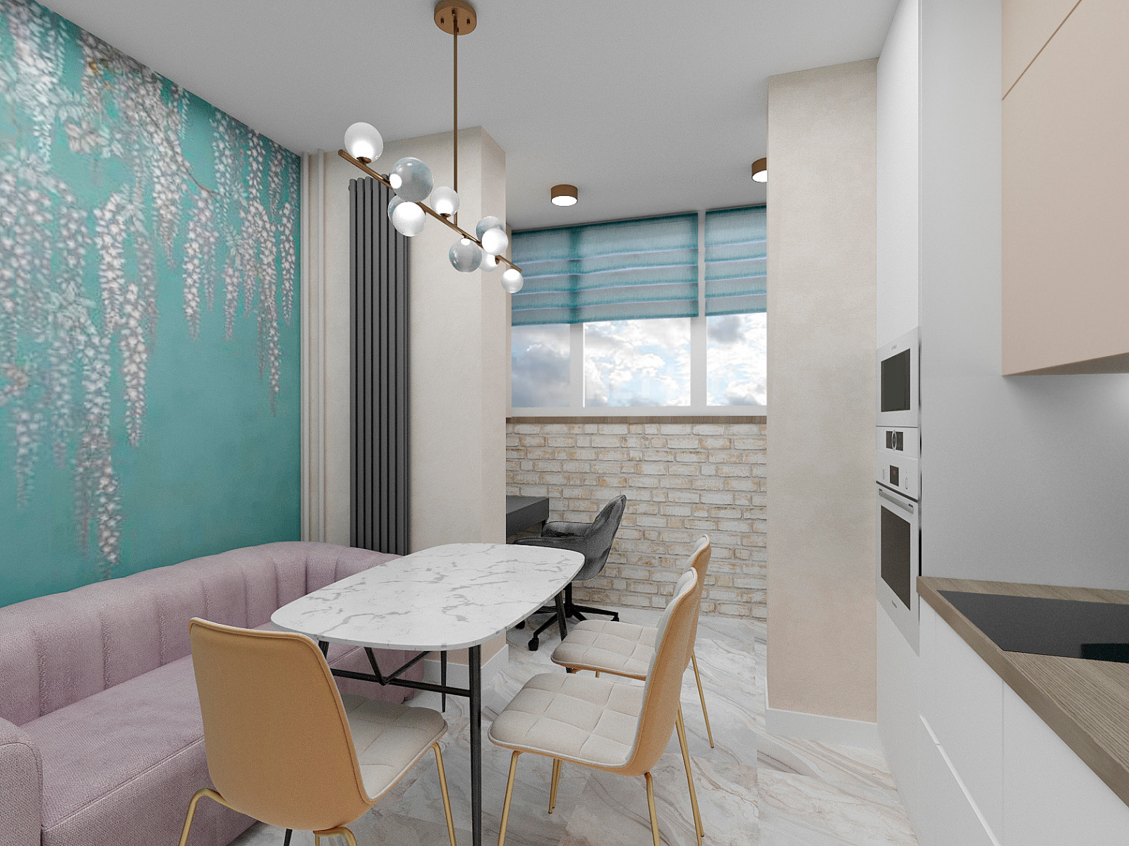 Солнечный остров. Дизайн 3-х комнатной квартиры