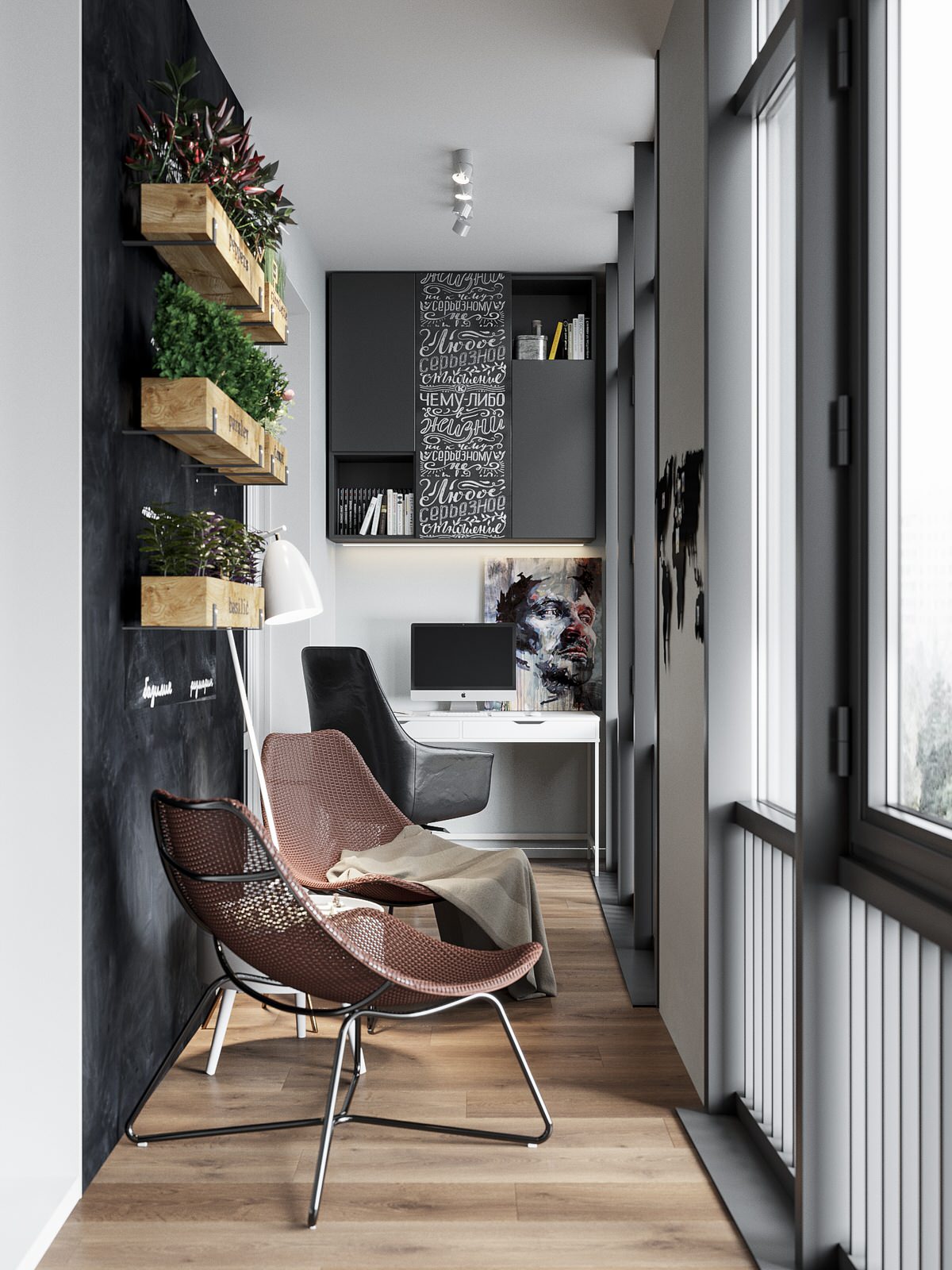 Квартира в современном стиле с элементами ЭКО в Санкт-Петербурге