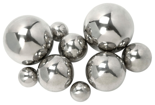 CKI Abbott Steel Decorative Ball, 9-Piece Set