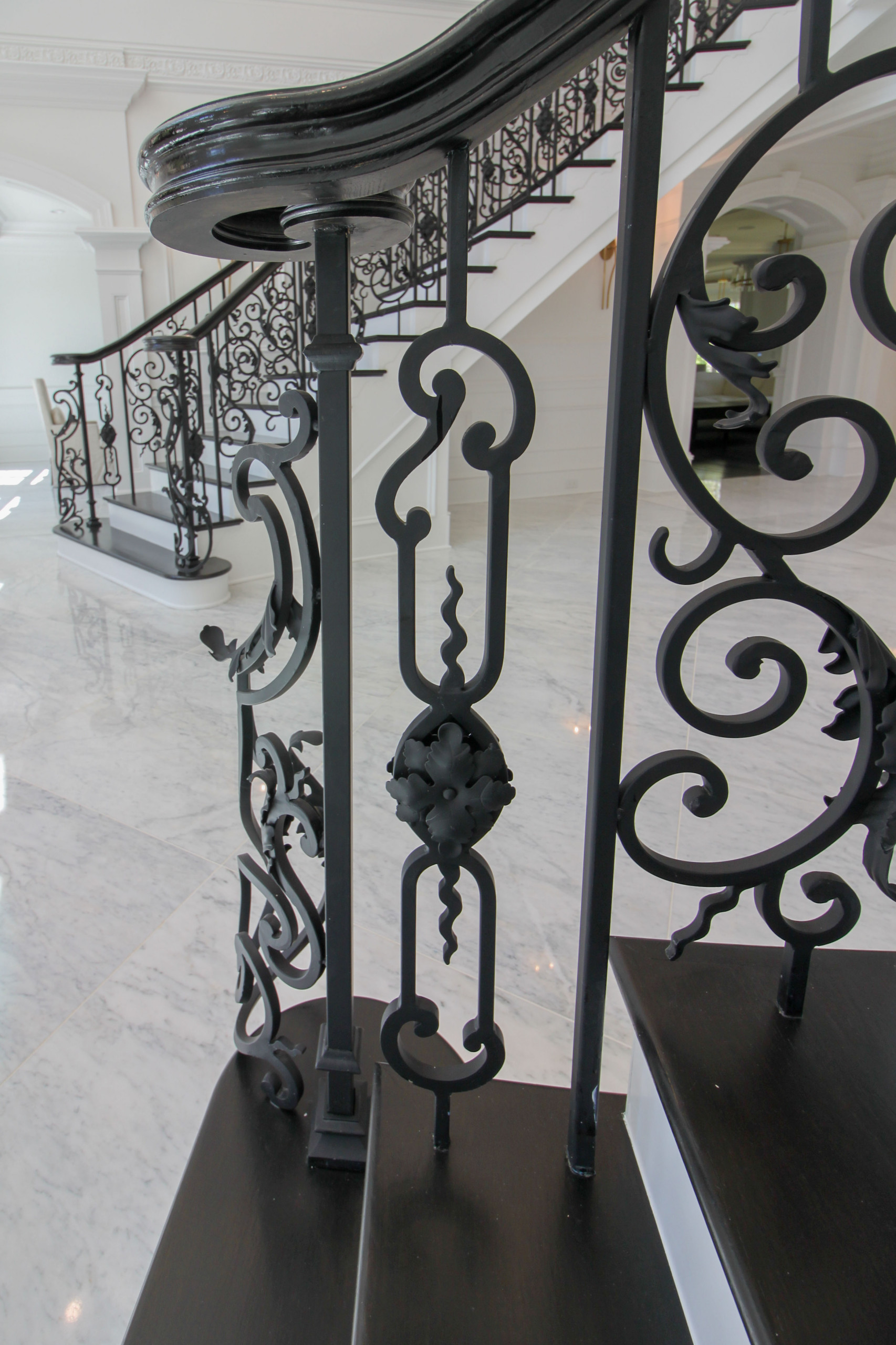 92_Grand Double Staircase in Exquisite Custom Home, Great Falls VA 22066